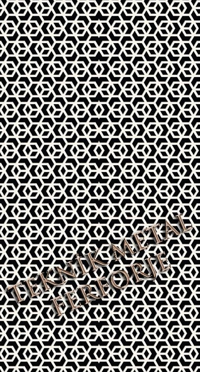 Lazer Kesim Motif Desen Geometrik